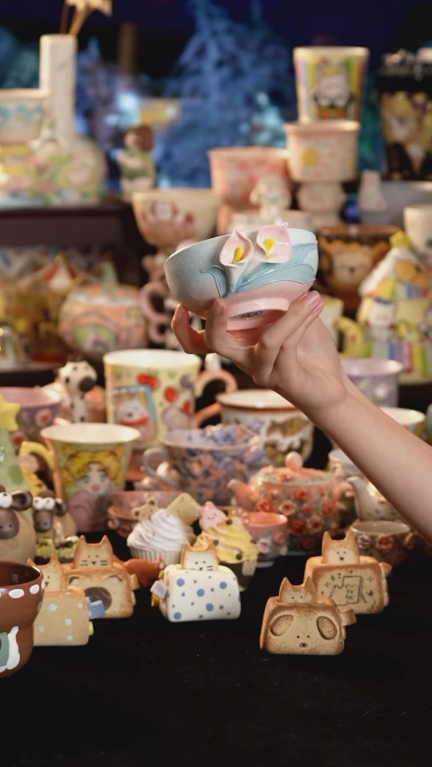 其他陶景德镇釉下彩手绘设计师款陶瓷