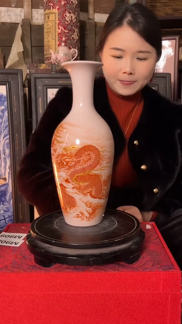 摆件陶景德镇陶瓷摆件M908