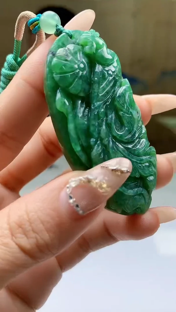 【闪购商品】定制翡翠未镶嵌4812ty-毛货挂件14