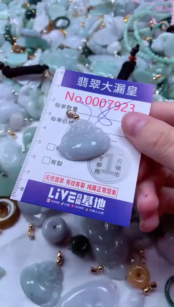 吊坠(不含链)未镶嵌翡翠7923