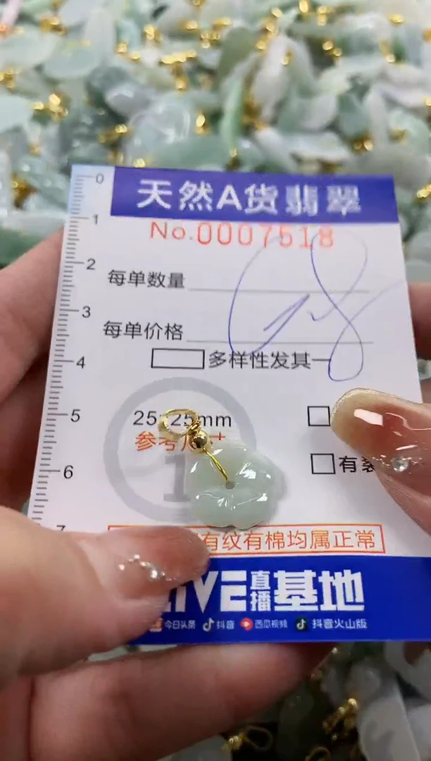 颈饰未镶嵌翡翠天然A货翡翠