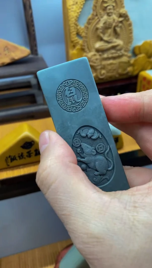 【闪购商品】茶宠石头刻字3333333上333