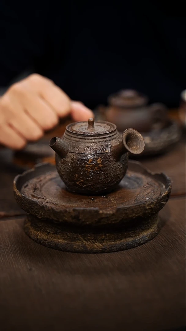 全手工制作  南蛮侧把壶120cc