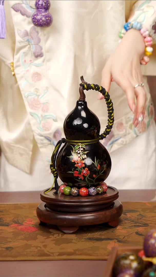 237易林高端工艺大漆酒葫芦--368