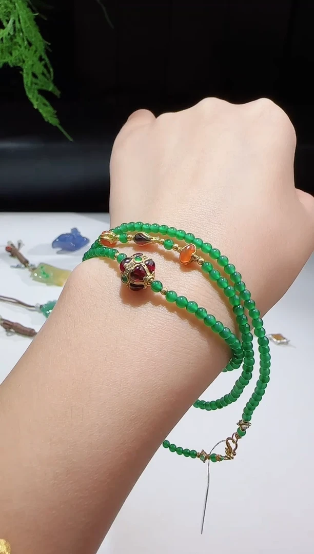 未镶嵌手串翡翠【鑫鑫】