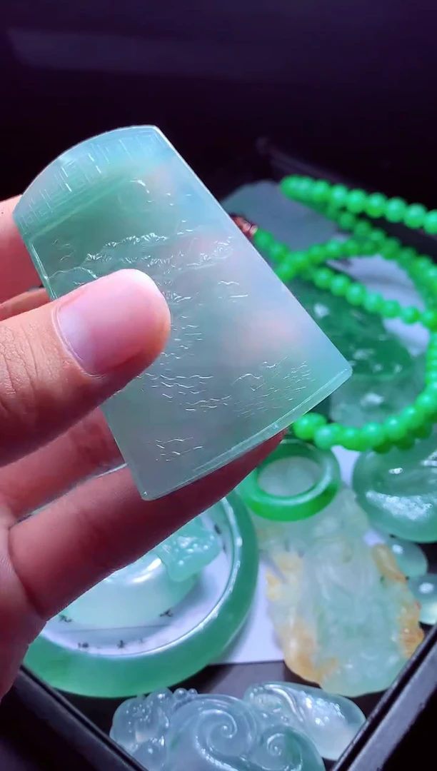 未镶嵌定制翡翠秀*#翡翠毛货定制