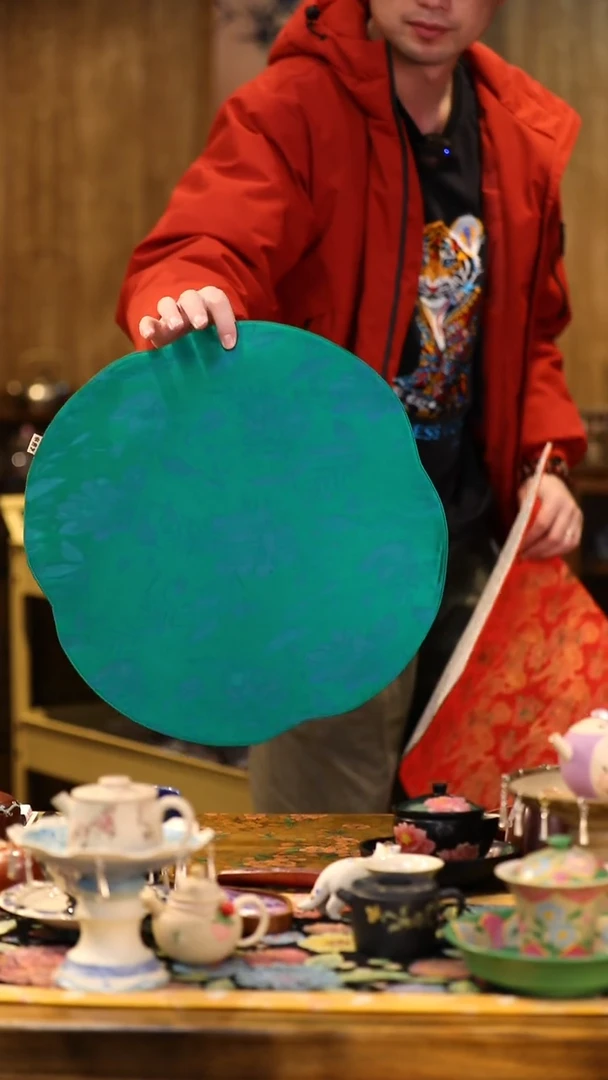 【闪购商品】瓷片茶席大碗茶的茶器