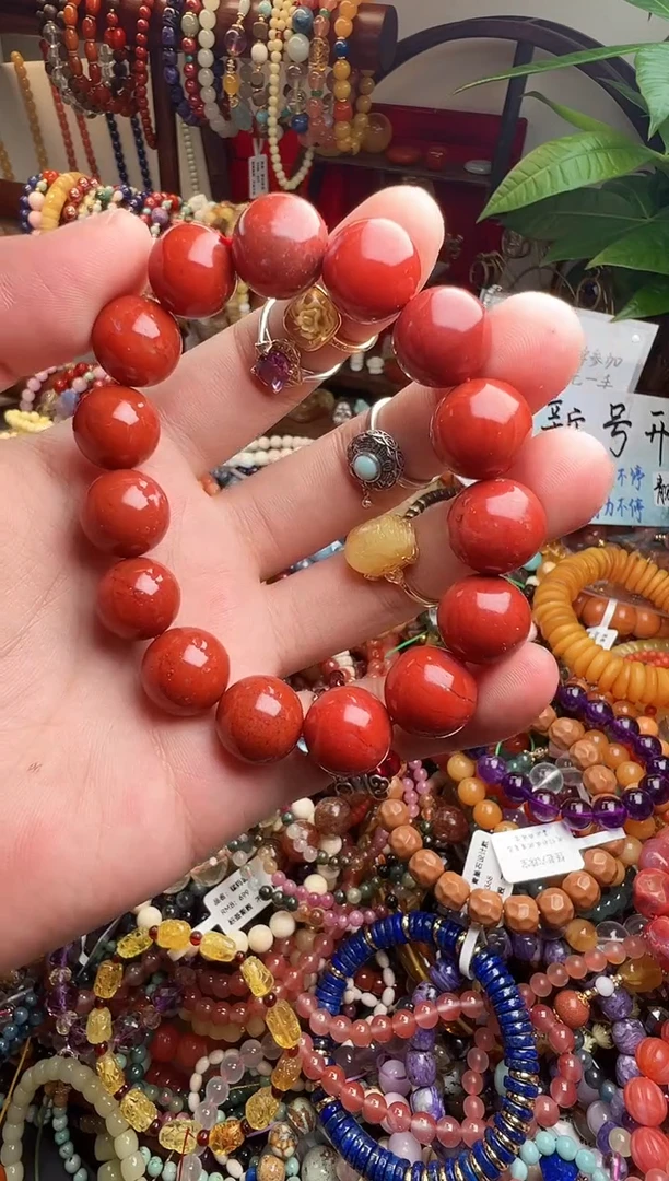 未镶嵌手链南红玛瑙柠**、（一物一件）004671