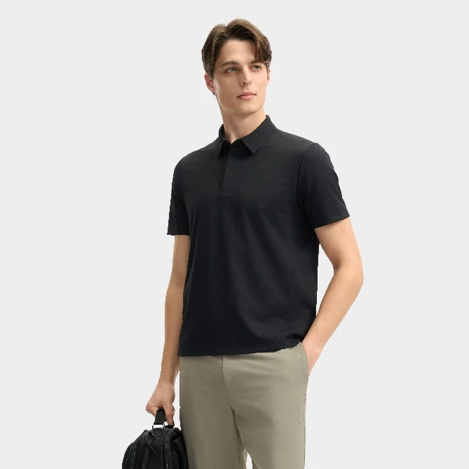 Fila/斐乐男士【凉感桑蚕丝T恤】舒适简约休闲百搭短袖F11M522117F