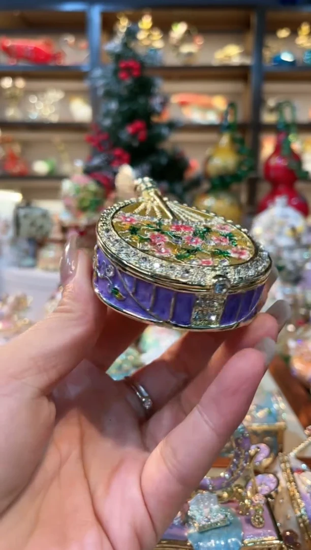 【闪购商品】精致珐琅彩首饰盒