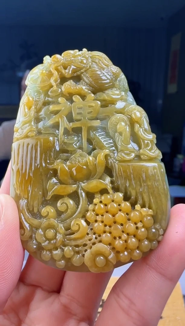 吊坠(不含链)未镶嵌翡翠HH@@