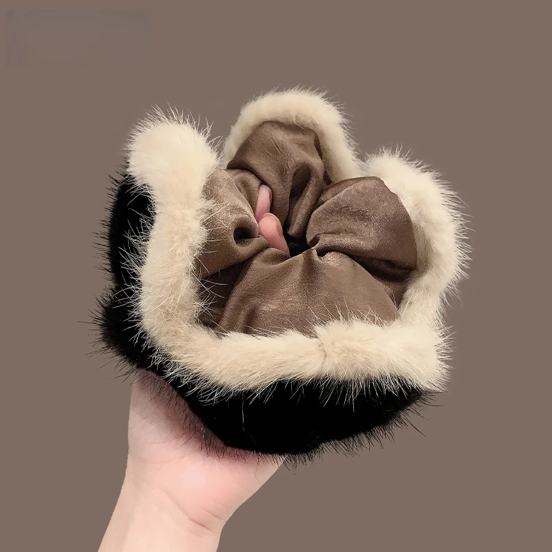 好搭小香风法式气质轻奢大肠发圈高弹力扎头发马尾盘发头绳发饰女