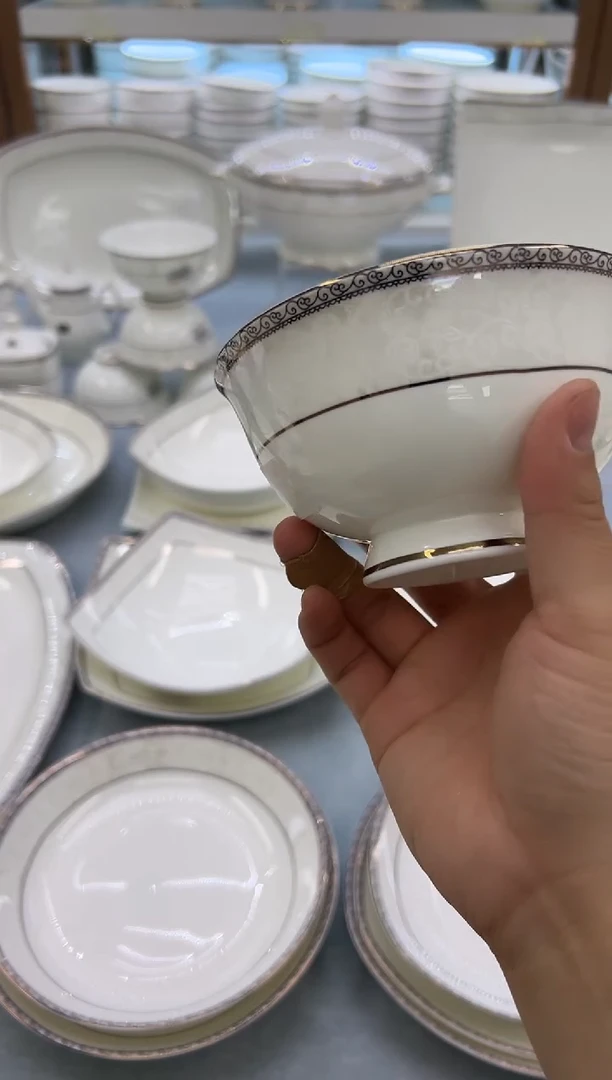 骨瓷玲珑5高6个