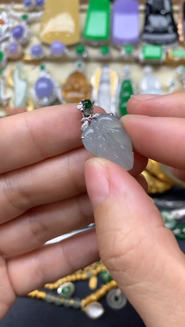 【闪购商品】翡翠颈饰18K金镶嵌139-中国好珍宝