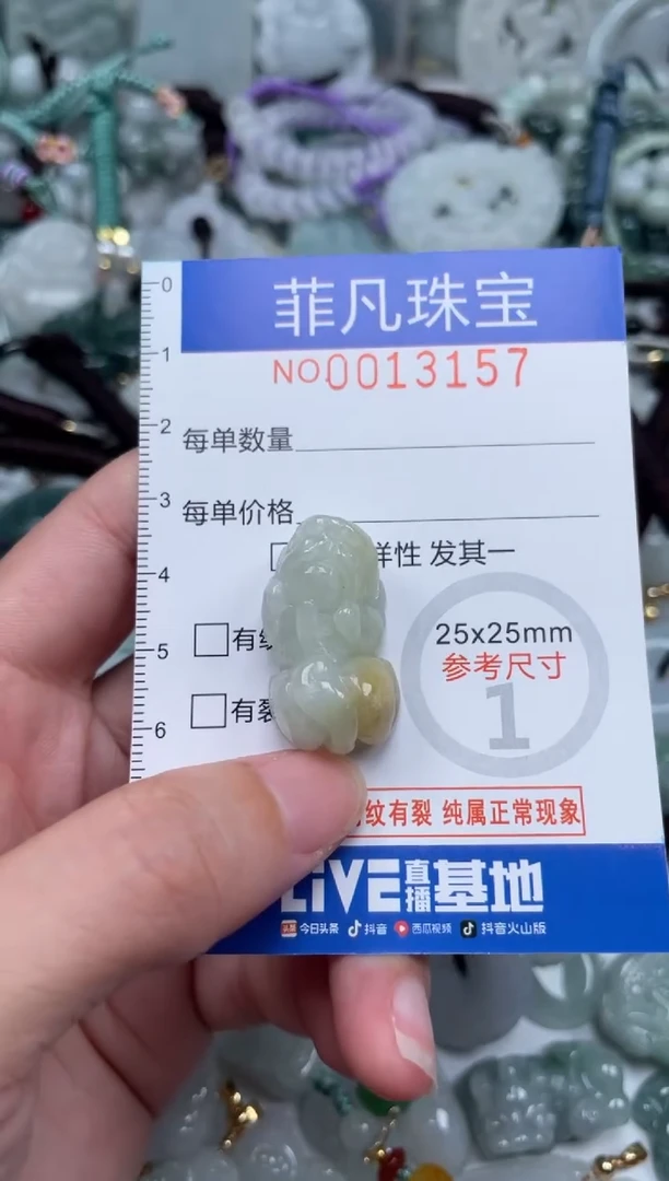 颈饰未镶嵌翡翠13157