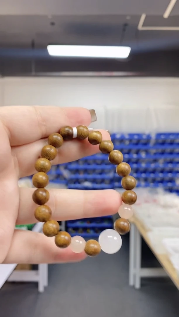 【闪购商品】和田玉手串未镶嵌多样性发其一颜色微差