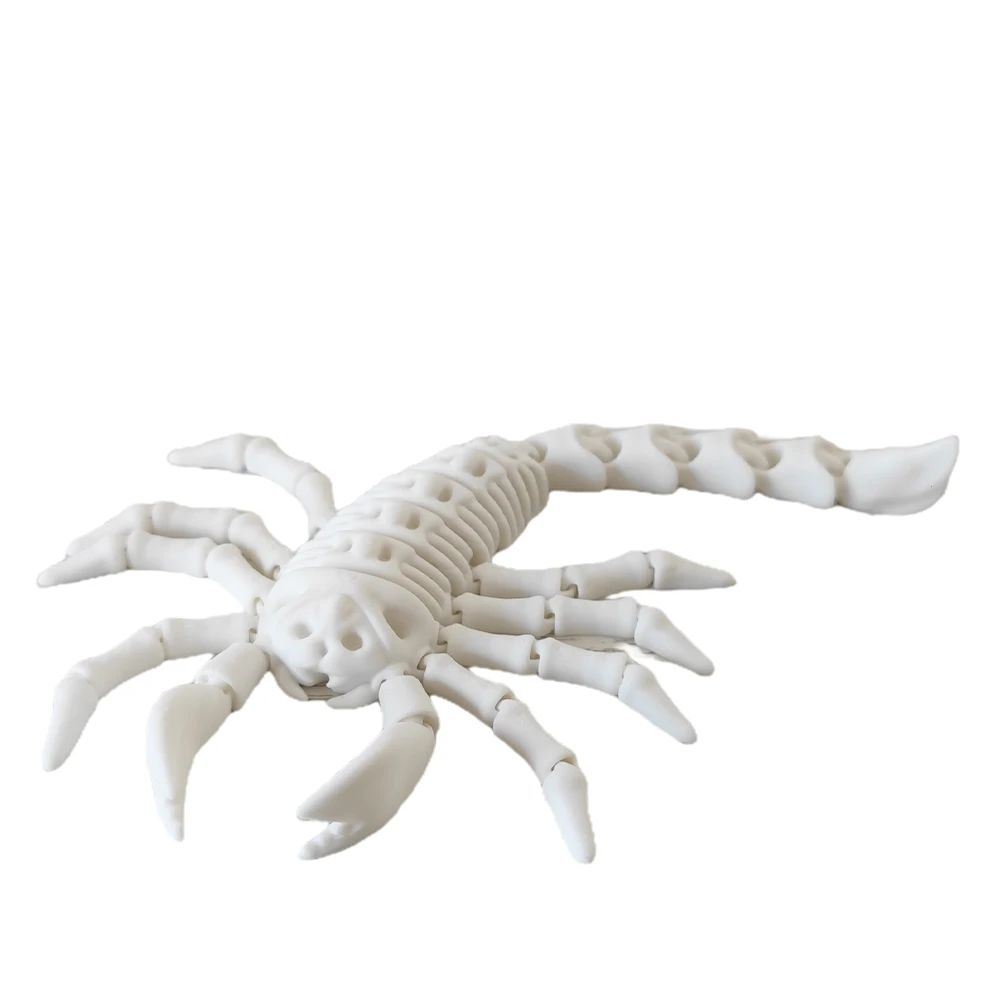 3D打印骷髅蝎子毒蝎关节可活动仿真动物玩具骨骼模型手办玩偶摆件