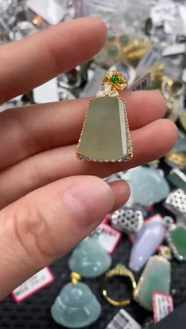 银S925镶嵌戒指翡翠111                   4