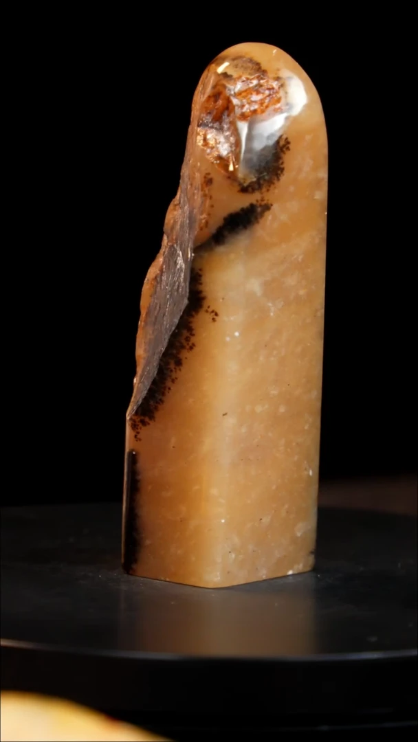 田黄石水草黄冻印章印章印章