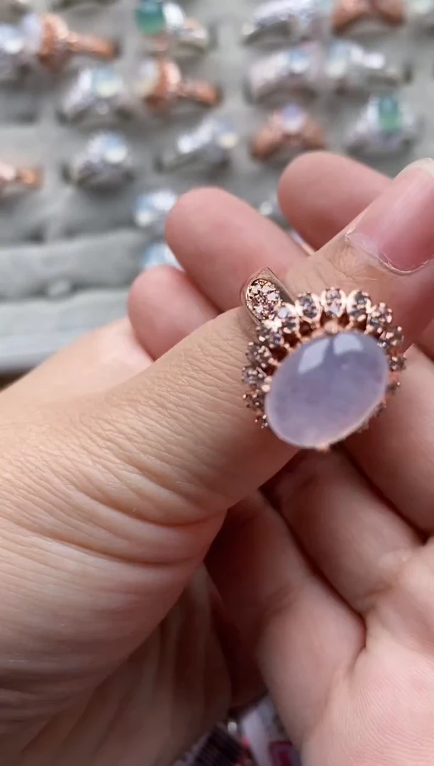 【闪购商品】翡翠戒指未镶嵌555555---77