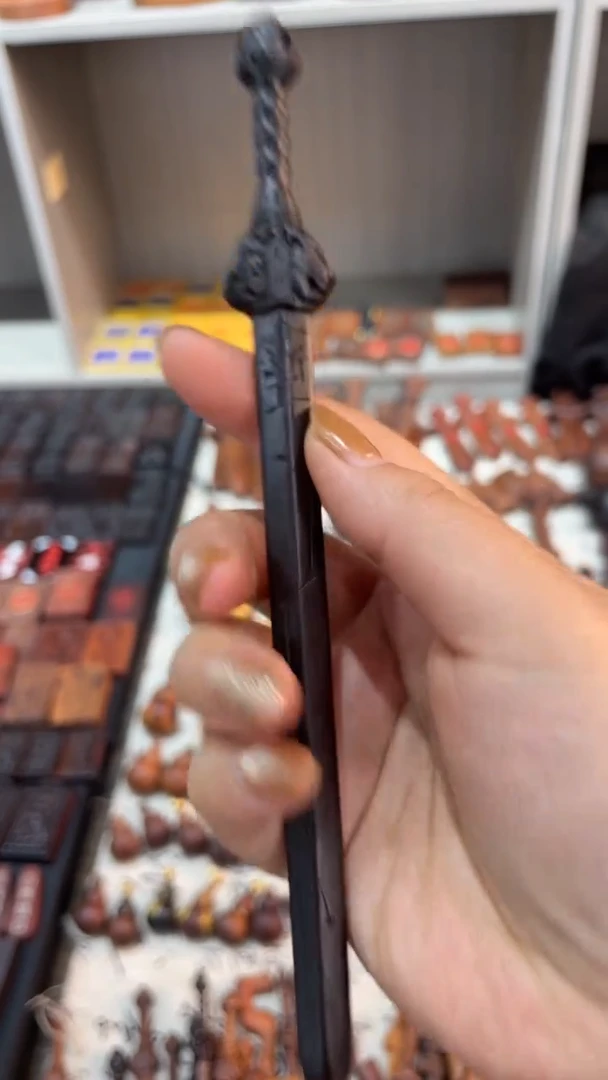 木枣木玉化19公分天师剑