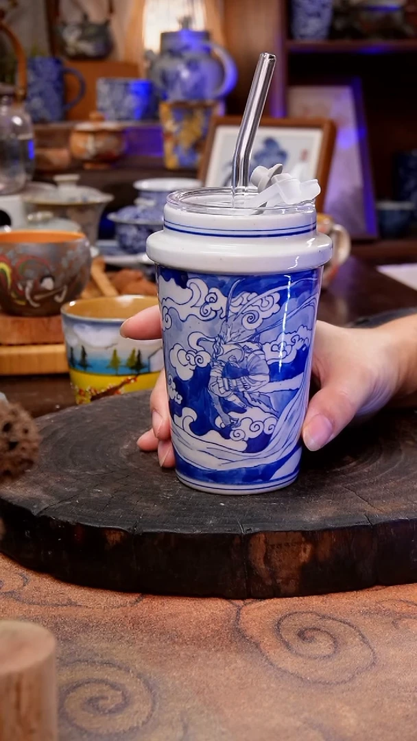 杯子悟空手工手绘手工手绘