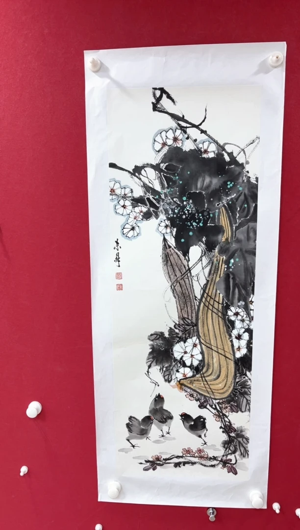 国画杨东升老师三平尺