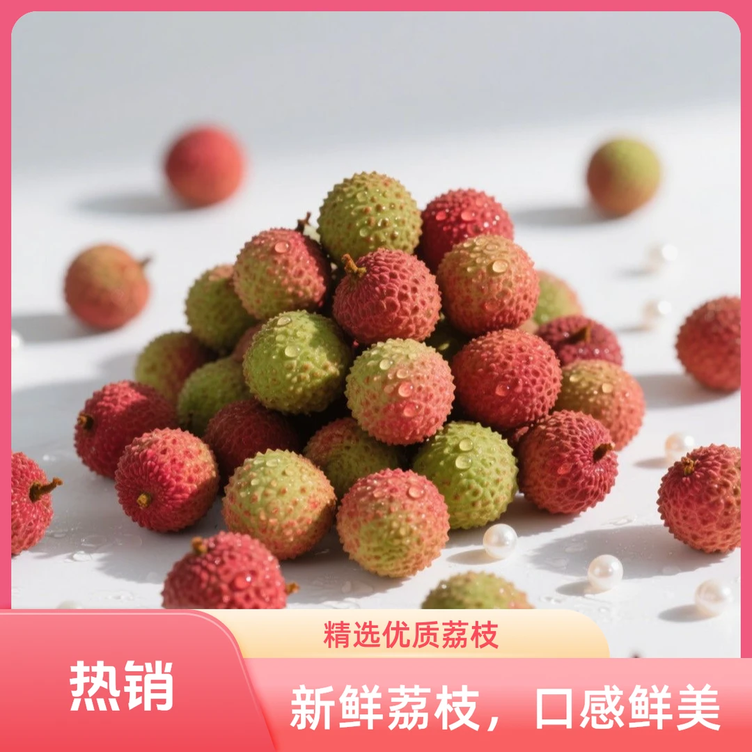 【顺丰冷链】新鲜正宗茂名妃子笑荔枝大果清甜多汁核小肉厚原产地