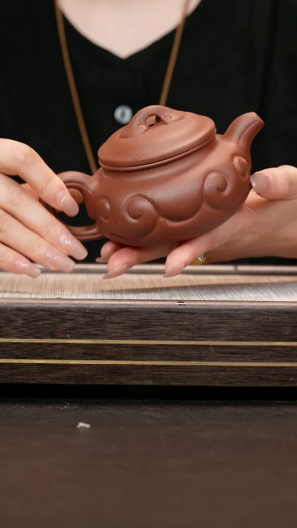 茶壶紫砂原矿紫泥  大号福利  仿古如意