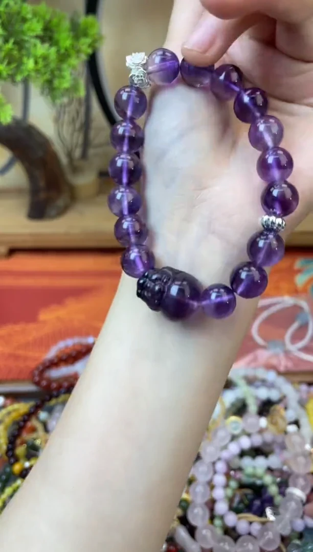 【闪购商品】紫晶手链未镶嵌215手串