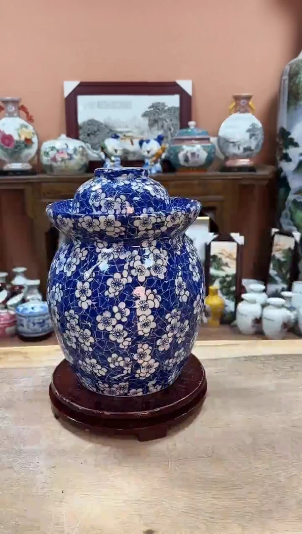 瓷14斤装陶瓷泡菜坛