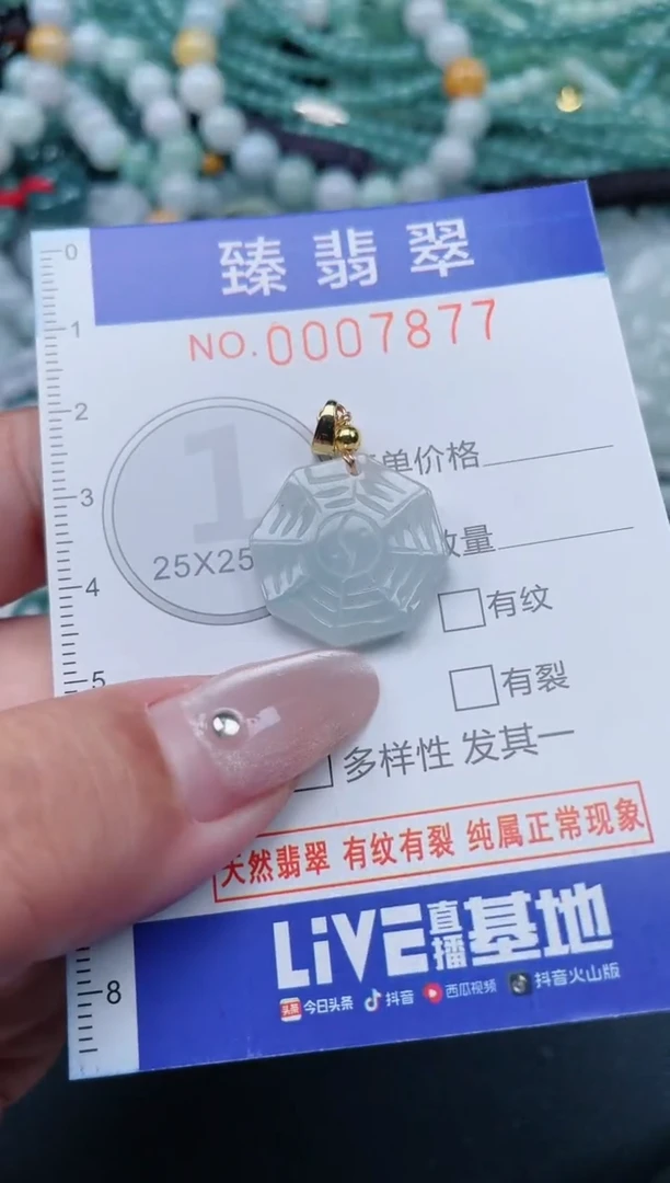 翡翠未镶嵌颈饰.0007877