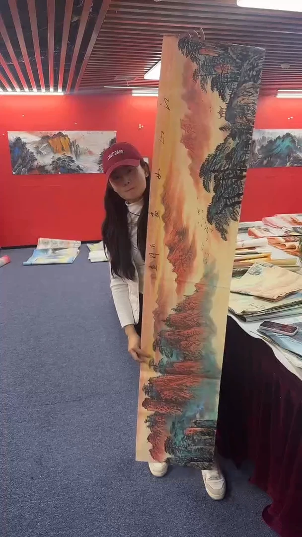 国画汪永祥老师六尺条精品