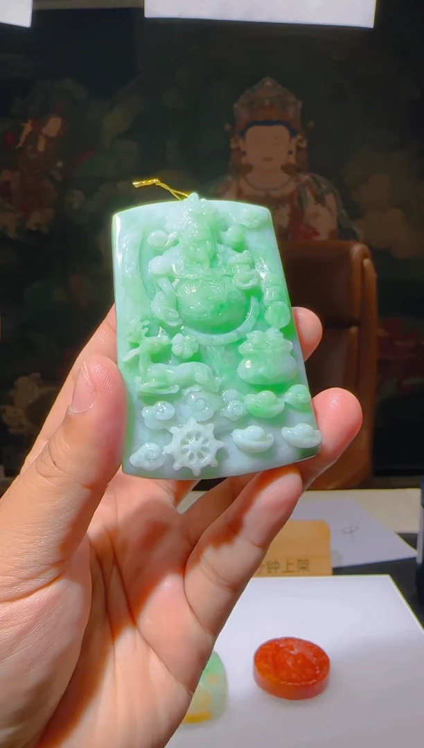 定制翡翠未镶嵌L-@@QJBD701045