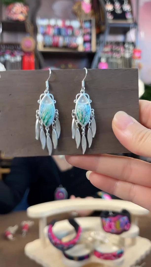 织绣 民族风手工非遗老绣饰品39