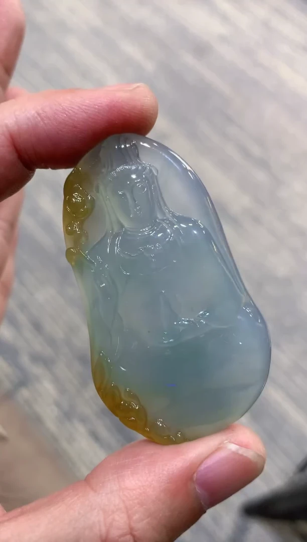颈饰未镶嵌翡翠天然A货翡翠