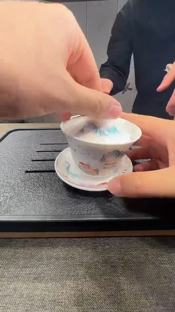 @微光茶器世外桃源三才碗XYY2101