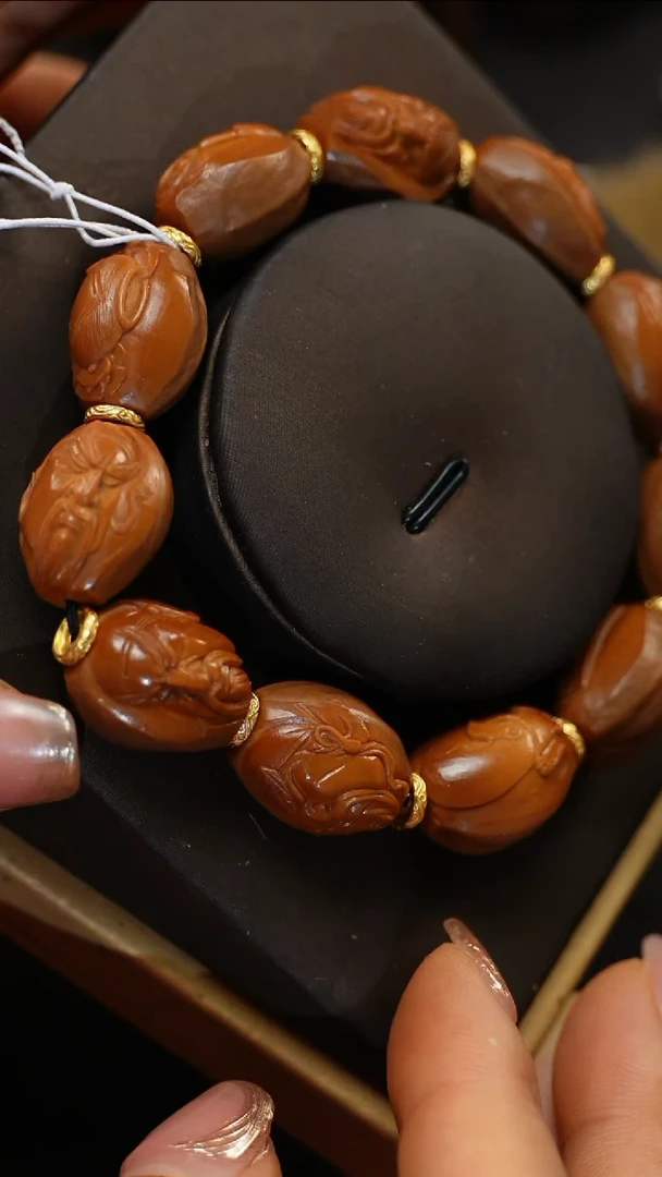 橄榄核手串/手链九林精品核雕