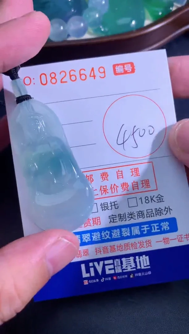 颈饰未镶嵌翡翠天然A货翡翠