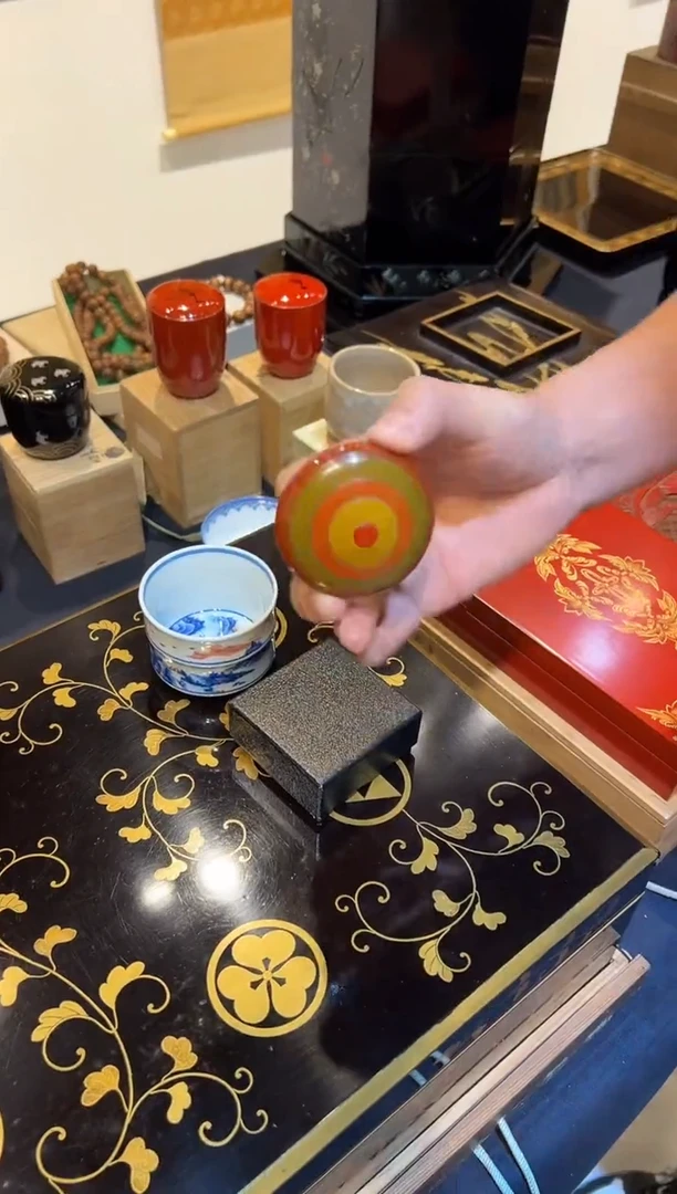 独乐 香盒 大漆漆器大漆漆器