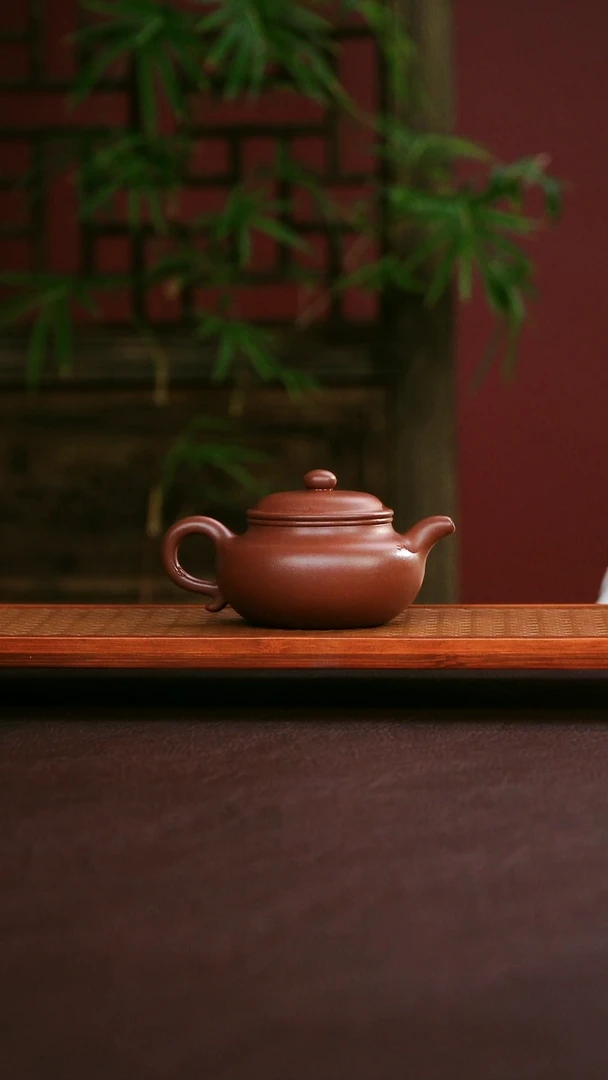 茶壶紫砂底槽清 仿古壶 200cc 壶痴