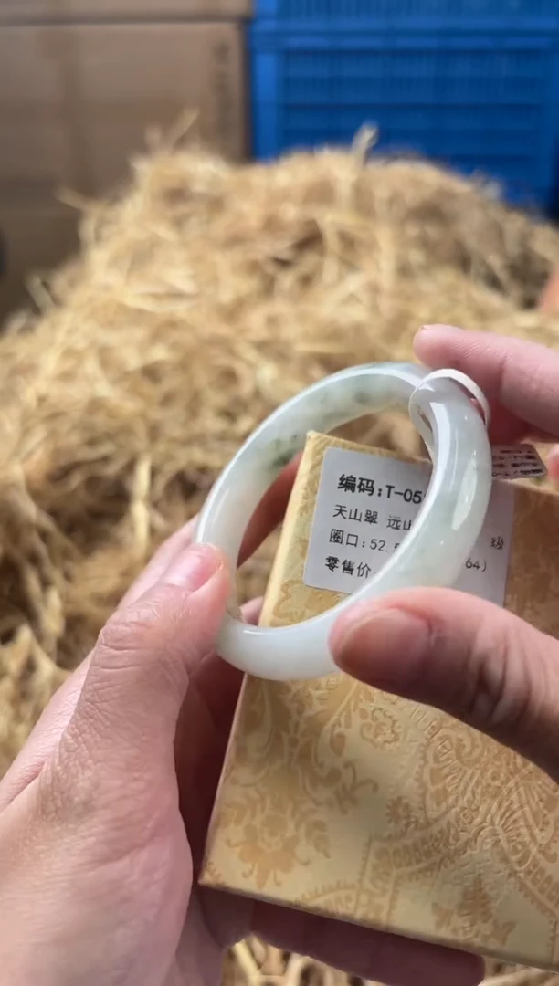 未镶嵌手镯石英质玉T-0515