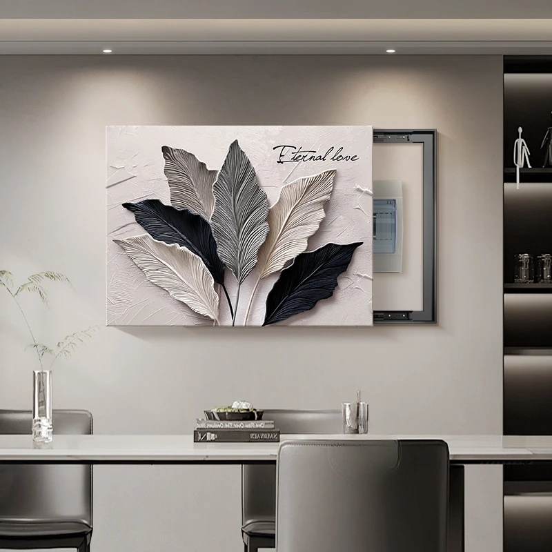 家大业大超薄电表箱装饰画高级感遮挡强弱电箱盖面板总电闸盒挂画