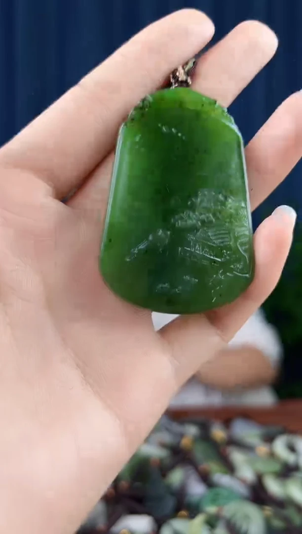 未镶嵌和田玉挂件拍一发一，