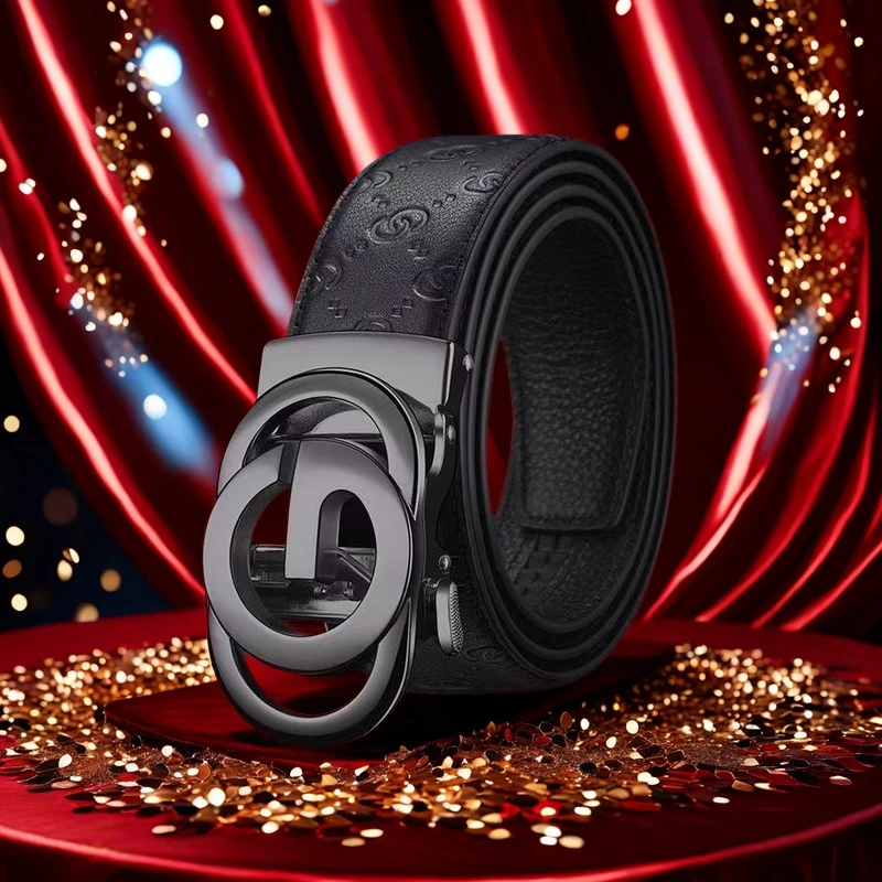 【主播福利】爆款男士自动扣皮带男款百搭商务休闲MY