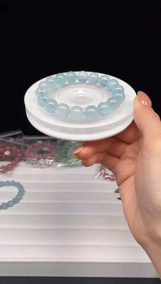 合成（培育）海蓝宝石未镶嵌多样性发其一；编号102