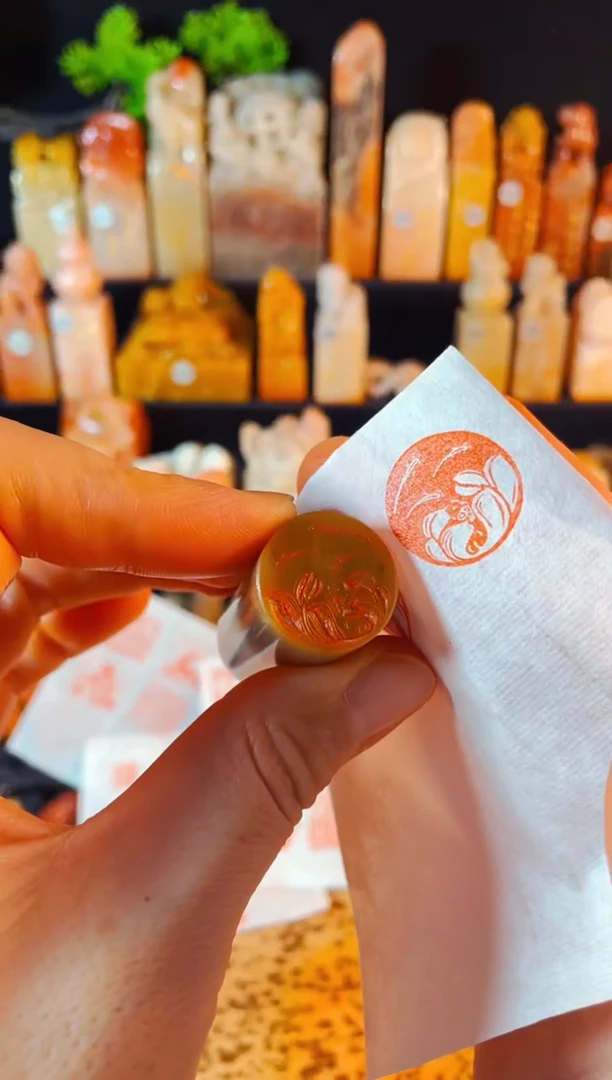 【闪购商品】巴林石印石手工篆刻《连年有余》2.0