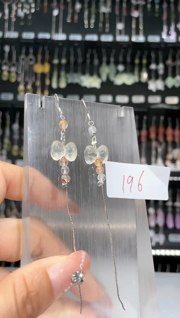 【闪购商品】紫晶耳饰银S925镶嵌喜欢拍