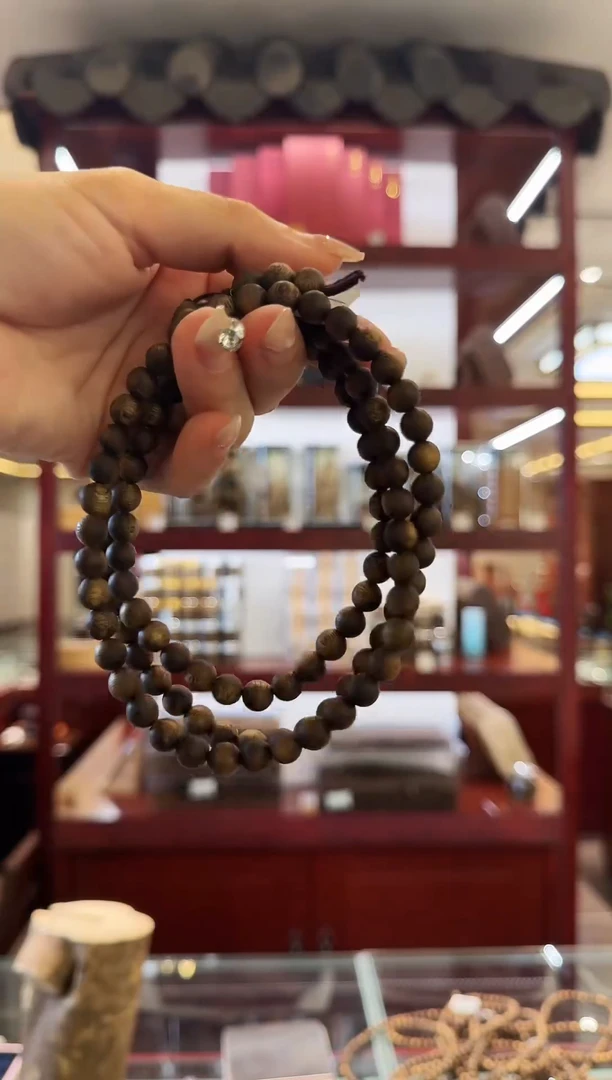 沉香沉香枕老白奇108颗香L+沉香碎屑