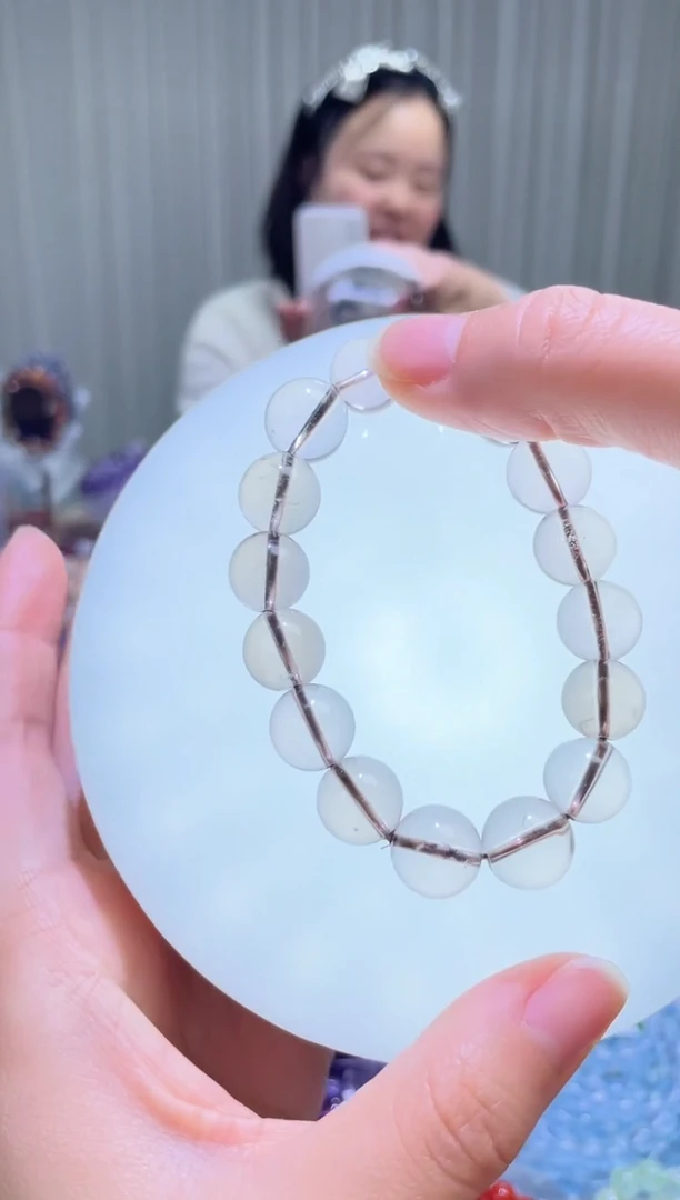 【闪购商品】烟晶手串未镶嵌茶晶11+